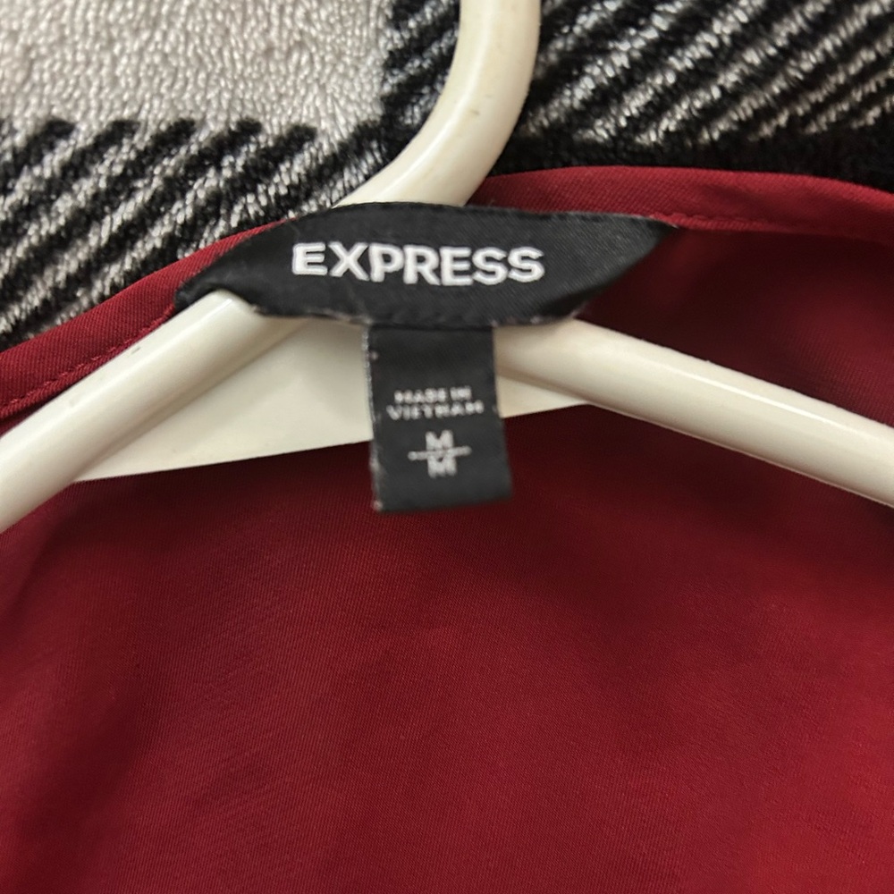 Express Deep Red Top